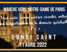 Lundi Saint : Marche de St-Etienne du Mont vers Notre-Dame de Paris et veillée de prière