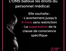 L’OMS promeut l’avortement jusqu’à la naissance