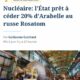 L’Etat français envisage de céder 20% de GEAST, fabricant de la turbine Arabelle, au géant russe du nucléaire