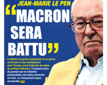 “Je crois qu’Emmanuel Macron va être battu”