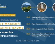 La Voie romaine arrive à Saint-Maximin La-Sainte-Baume avec Mgr Rey