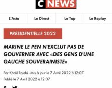 Comme Sarkozy, Marine Le Pen pourrait ouvrir son gouvernement à la gauche