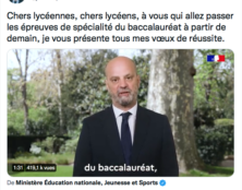 A quand un ministre de l’Education nationale sachant écrire en français ?