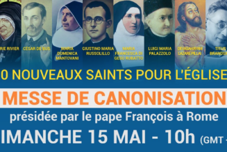 Messe de canonisation de 10 nouveaux saints