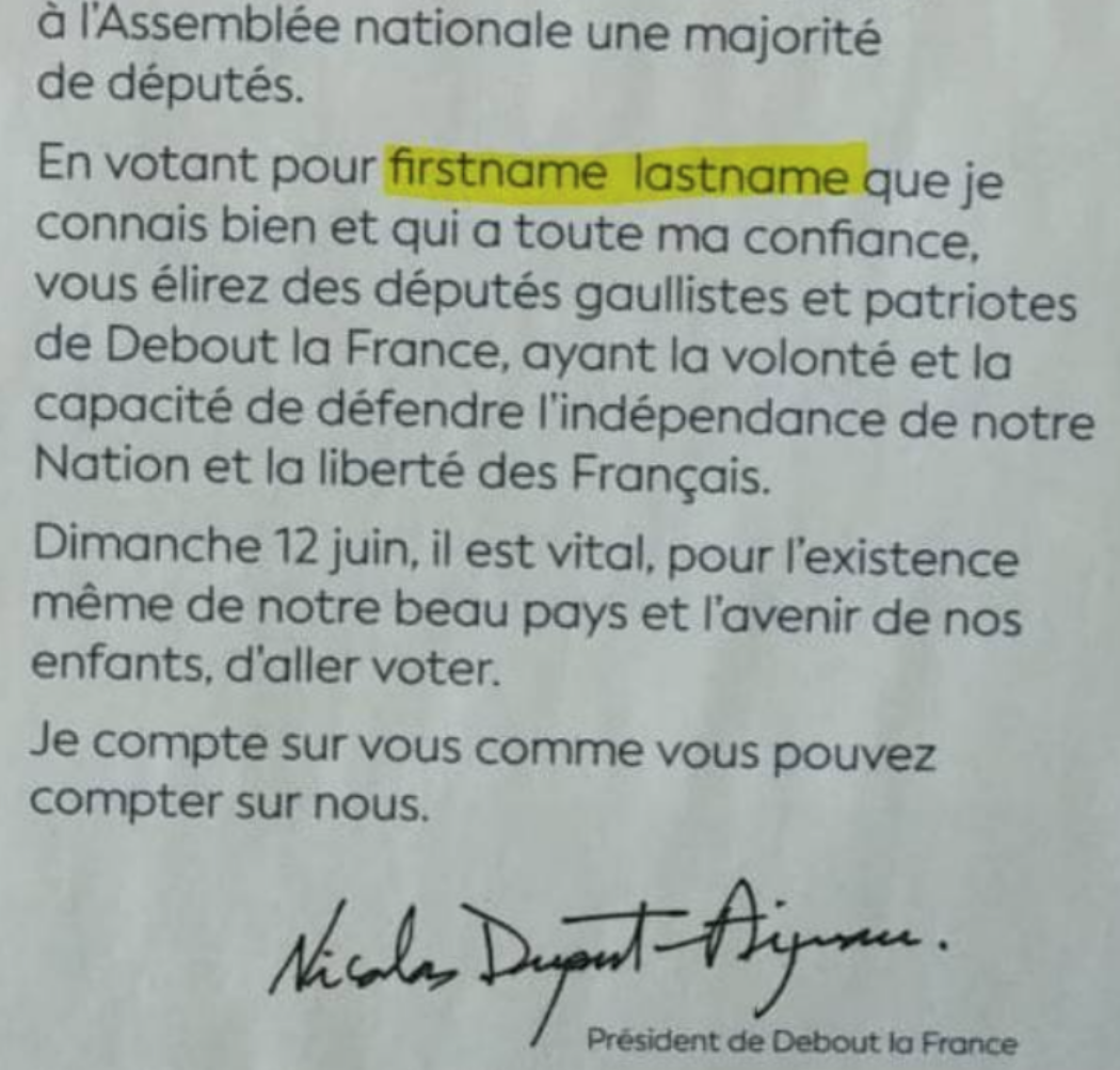 firstname lastname, candidat aux législatives