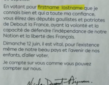 firstname lastname, candidat aux législatives