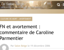 Caroline Fourest fait la promotion du Salon beige