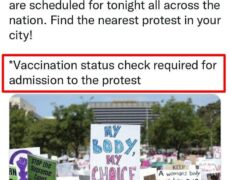 “Mon corps, mon choix”, sauf pour le vaccin