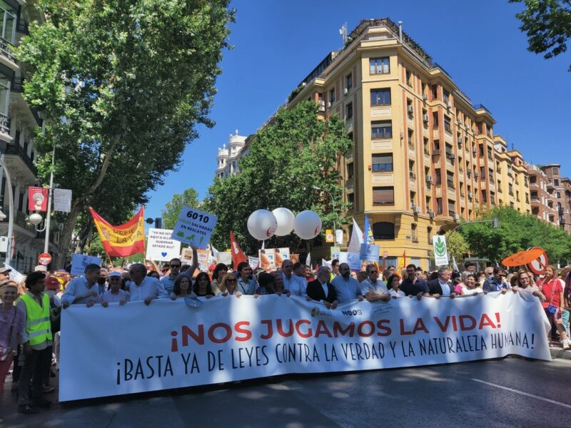 Plus de 100 000 personnes participent à la marche pro-vie à Madrid