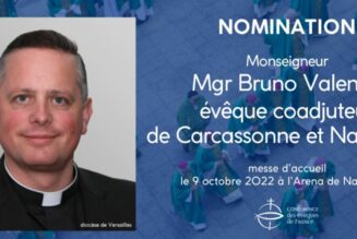 Mgr Bruno Valentin nommé évêque coadjuteur à Carcassonne