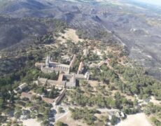 L’abbaye de Frigolet a été épargnée des flammes