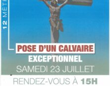 Remplacement d’un imposant calvaire à Persac (86)