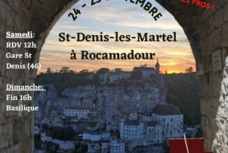 Pèlerinage pour Saint Louis à Rocamadour