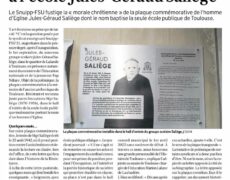 Les laïcards à la poursuite de Mgr Saliège