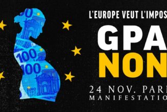 Manif Pour Tous contre la GPA à Paris le 24 novembre