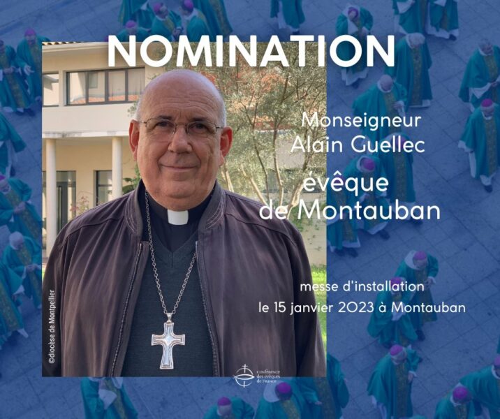 Monseigneur Alain Guellec nommé évêque de Montauban