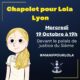 Chapelet pour Lola à Lyon