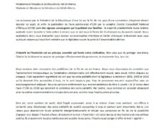 Lettre ouverte des AFC du Val de Marne aux parlementaires