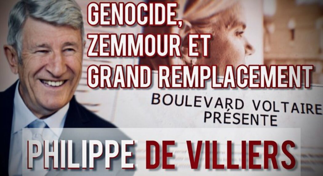Philippe de Villiers : Macron est en train de remplacer le peuple français