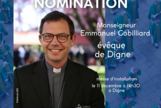 Mgr Gobilliard nommé évêque de Digne
