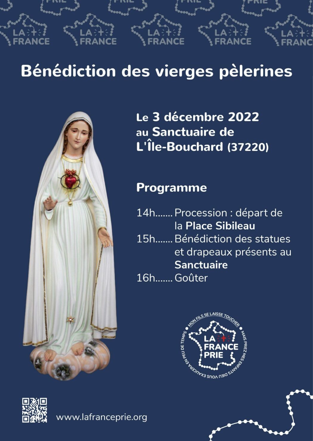 Bénédiction et départ des Vierges pèlerines