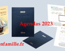 AGENDAS 2023 pour une bonne et sainte année, c’est sur Livres en Famille