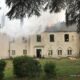 Incendie de l’abbaye Saint-Georges à Saint-Martin-des-Bois (Loir-et-Cher)