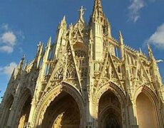 Une église dégradée à Rouen