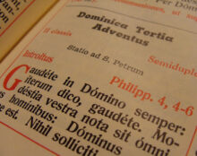 Troisième dimanche de l’Avent dit de “Gaudete”