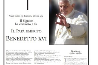 Mort d’un grand pape. Benoit XVI nous a quittés