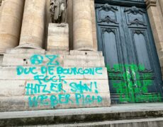 Paris : l’église Saint-Roch taguée par des anarchistes