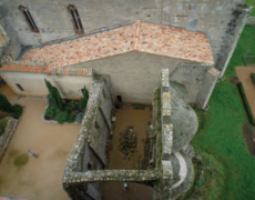 Le chantier de restauration du bras sud du transept de l’abbaye de Lagrasse