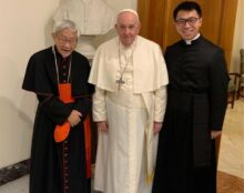 Le cardinal Zen reçu par le pape