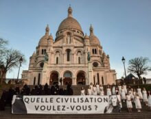 Action du Collectif Némésis contre la journée internationale du hijab