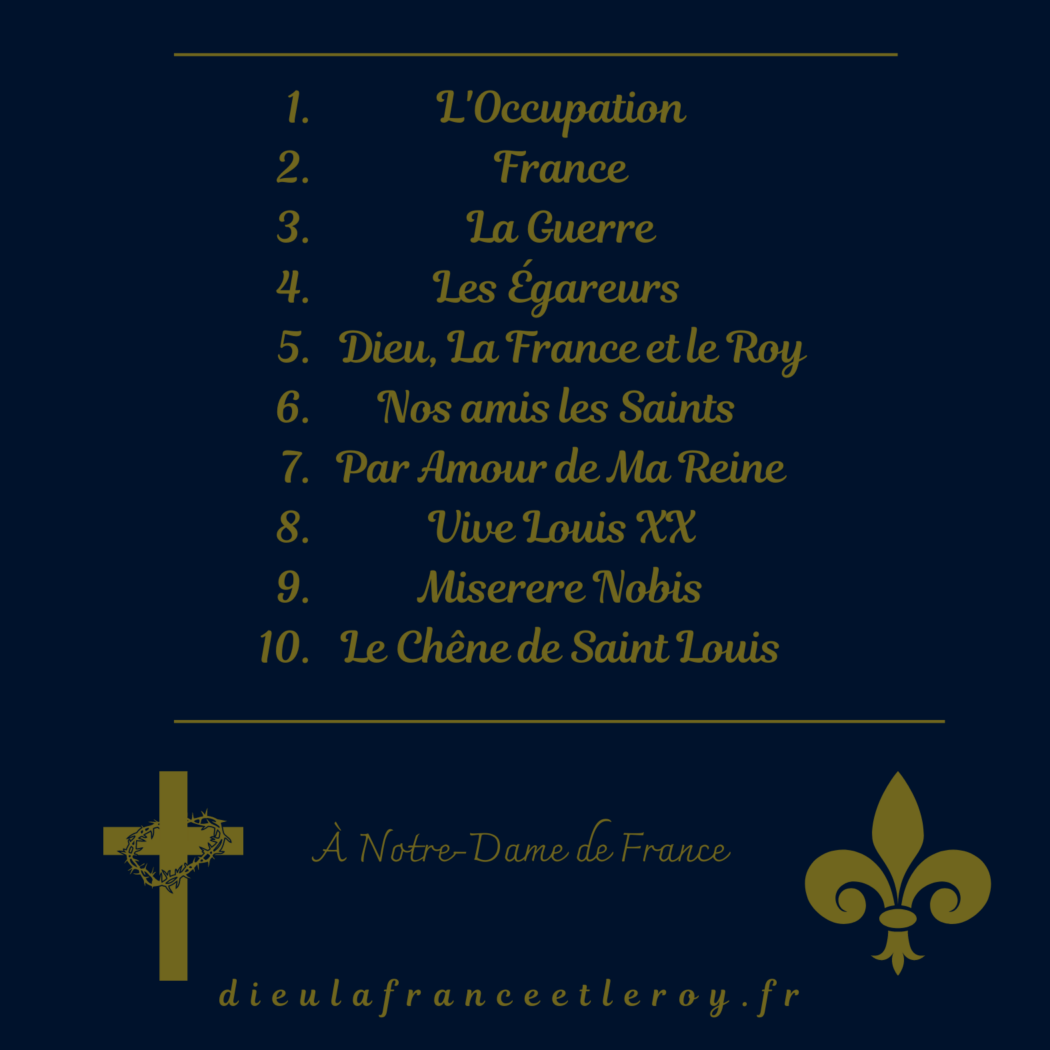 Louis-Antoine chante la France