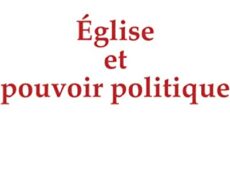 Eglise et pouvoir politique