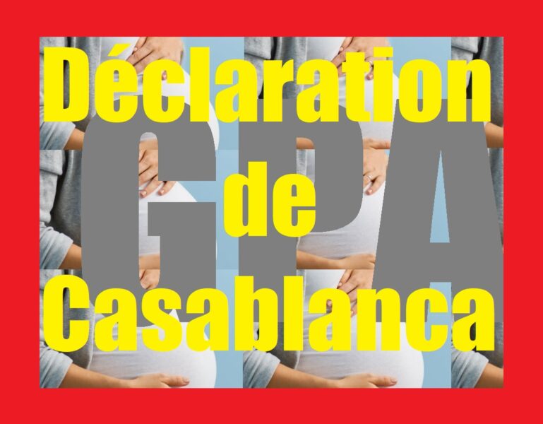 GPA Déclaration de Casablanca par Charles-Emmanuel de Bourbon-Parme