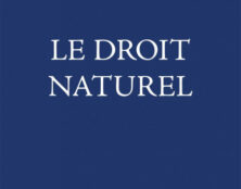 Le droit naturel face à la modernité