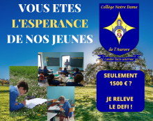 Le collège Notre Dame de l’Aurore (31) cherche 1500€ en urgence
