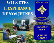 Le collège Notre Dame de l’Aurore (31) cherche 1500€ en urgence