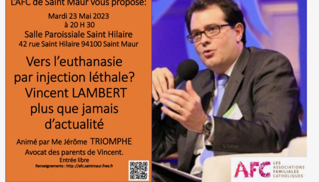Conférence de Maître Jérôme Triomphe