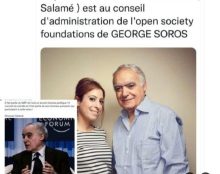 Le père de Léa Salamé est le premier relais d’influence de Georges Soros au Liban