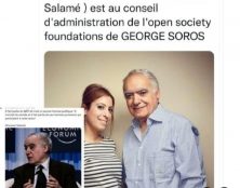 Le père de Léa Salamé est le premier relais d’influence de Georges Soros au Liban