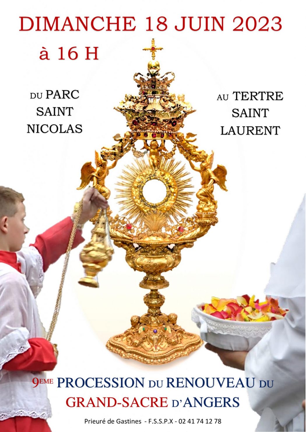 Le Grand Sacre d’Angers : une procession traditionnelle relancée par la FSSPX