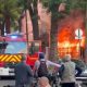 Incendie hier soir devant l’église Saint-Gabriel, dans le 20ᵉ arrondissement à Paris