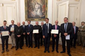 Remise du Prix “Évangélisation et Doctrine Sociale de l’Église” créé par l’association des Chevaliers pontificaux