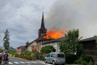 Encore une église qui brûle