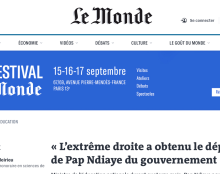 Le Monde voit l’estrêême drouate partout