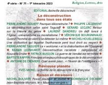 Universalisme ou mondialisme : un défi pour l’Eglise