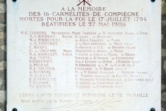 17 juillet, Bienheureuses Carmélites de Compiègne